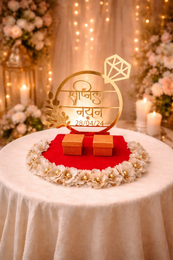2 Engagement Ring Platter- Basic Decor