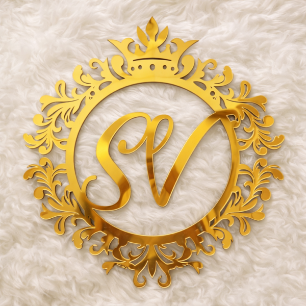 3 Acrylic Stage Signage - Crown Design(Single Layer)