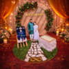3 Engagement Ring Platter- with photo cutout