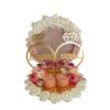 6 Engagement Ring Platter- with Twin rings