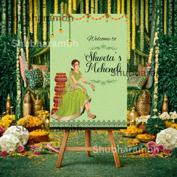mehendi Welcome Board – Mehendi