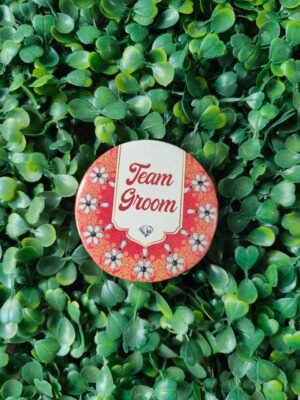 team Groom1 button badge Wedding Button Badges – Groom