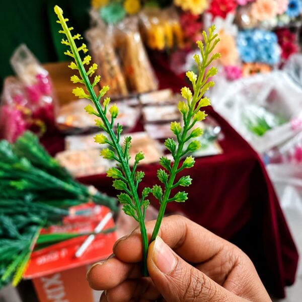 Artificial Green Decorative Leaf Stem Artificial Green Decorative Leaf Stem