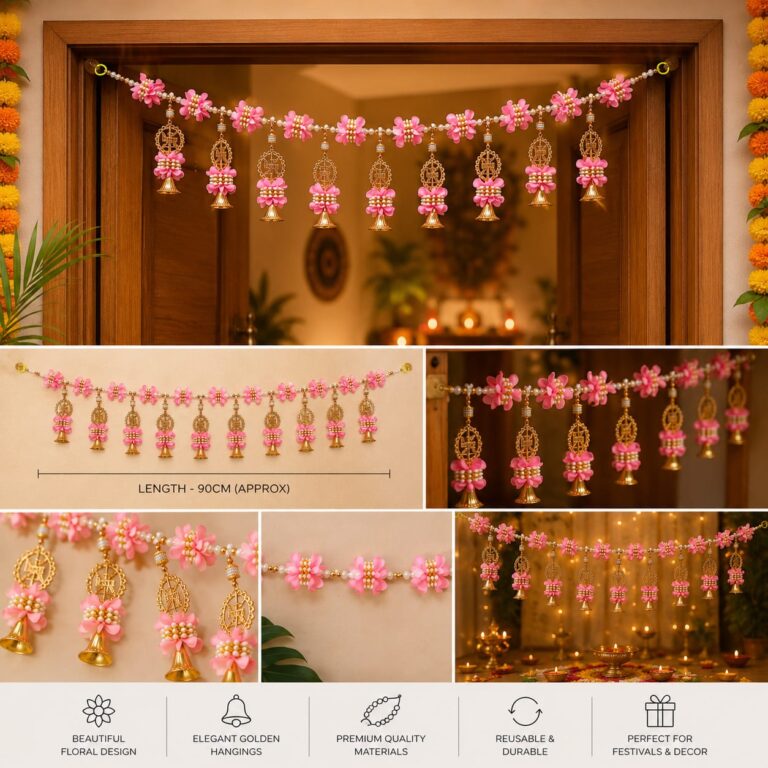 Premium pearl and floral ladee traditional door toran hanging