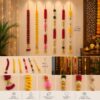 Premium Handmade Floral Door Hanging (3.5 Feet) | Decorative Festival Wall Hanging