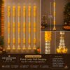 Premium Handmade Floral Ladee Wall Hanging Yellow & White Premium Handmade Floral Ladee Wall Hanging (Set of 6) – 5 Feet