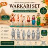 Varkari Devotee Figurine Set (6 Pieces) Varkari Devotee Figurine Set (6 Pieces)